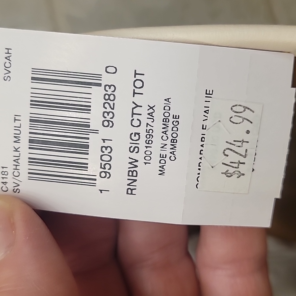 Coach Rainbow Bag, New with Tags - Picture 11 of 16